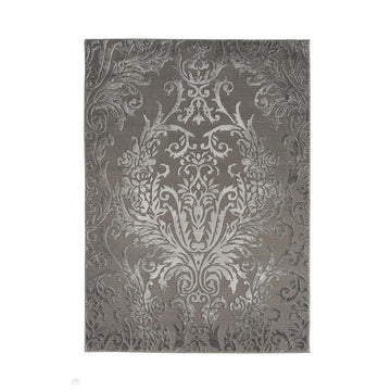 Avery Damask Grey Rug-Melrose-Rug Love - The Most Loved Rug Store